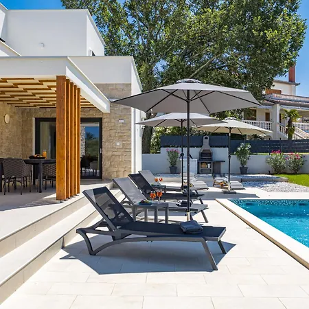 Villa Zanetta Pet Friendly Near Porec For 8 People With Sea View & Private Pool