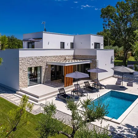 Villa Zanetta Pet Friendly Near Porec For 8 People With Sea View & Private Pool