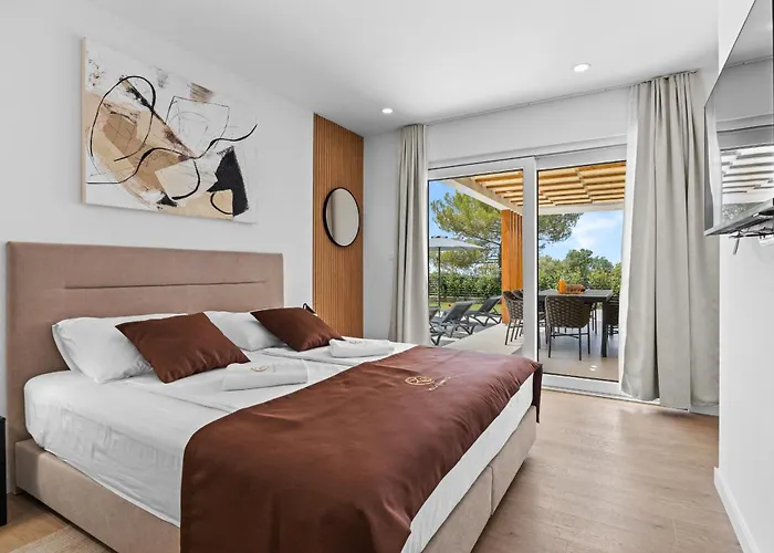 Zanetta Pet Friendly Near Porec For 6 People With Sea View & Private Pool 别墅 *