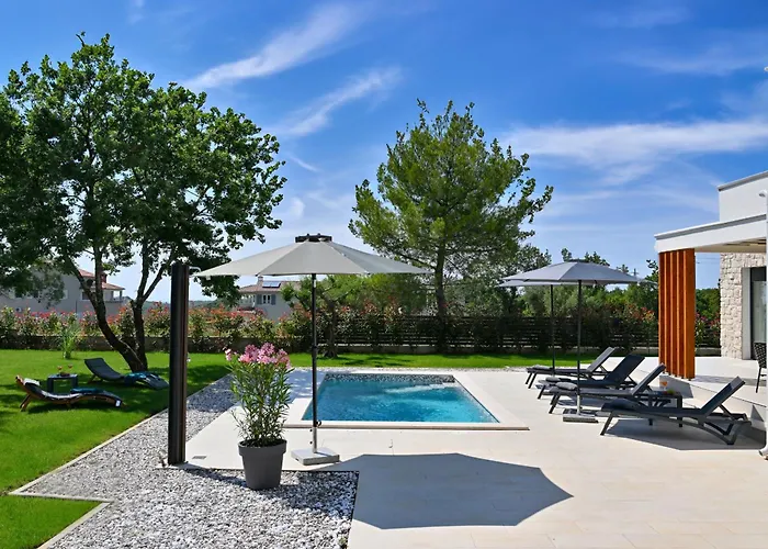 Zanetta Pet Friendly Near Porec For 6 People With Sea View & Private Pool Marasi